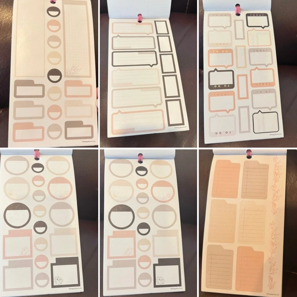 Sophisticated Florals & Pressed Florals Sticker Books by the Happy Planner